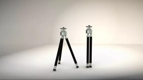 Camera Tripod Set 3d model Camera Tripod Set 3d model