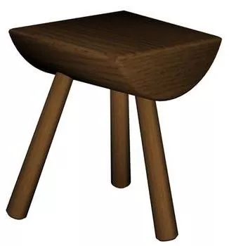 Rattan Outdoor Furniture With Lamp 3d model