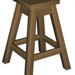 Tabouret Stool Furniture 3d model