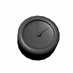 Tachometer Engine Equipment 3d model