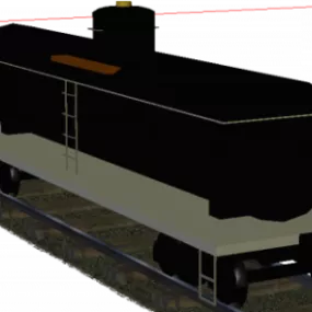 Tank Car Vehicle 3d model