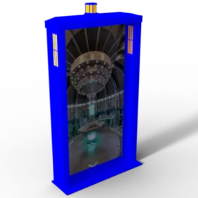 Tardis Phone Both 3d model