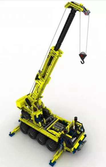 Technic Construction Crane 3d model Technic Construction Crane 3d model