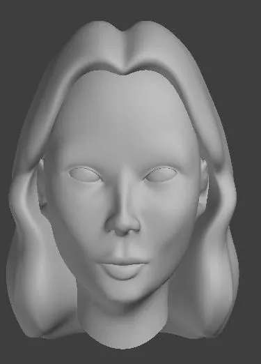 Chrome Art Sculpture 3d model