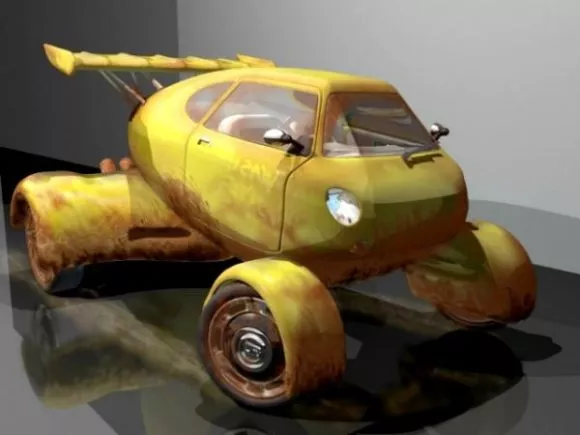 Car Explosion 3d model