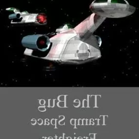 Space Freighter Futuristic Spaceship 3d model