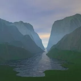 The Cove Landscape 3d model