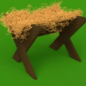 The Crib Furniture 3d model