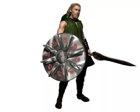Middle Age Women Character T Pose 3d model