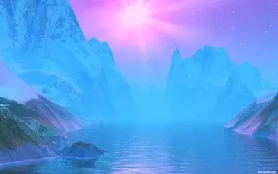 Ice Mountain Landscape Scene 3d model Ice Mountain Landscape Scene 3d model