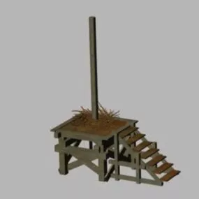 Hunting Witches Building 3d model