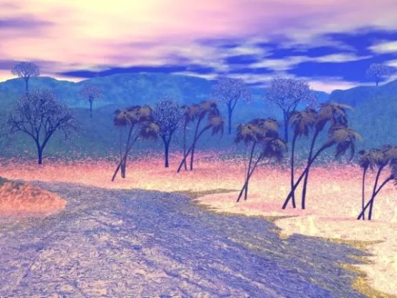 Rock Landscape Cliff Terrain 3d model