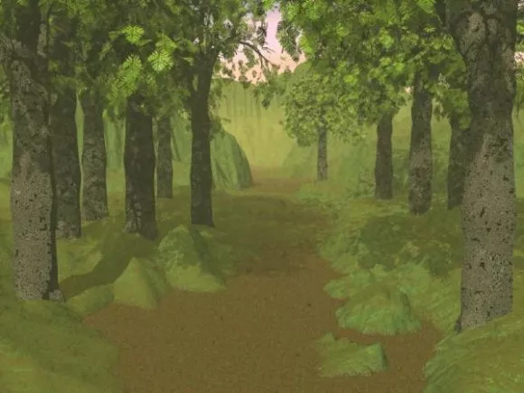 The Path In Forest Landscape 3d model The Path In Forest Landscape 3d model