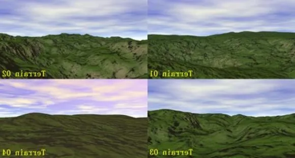 Mud Terrain 3d model
