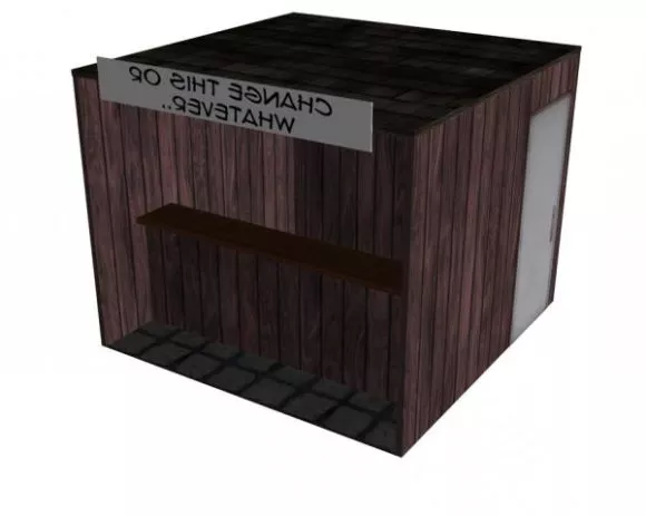 Stand Box 3d model Stand Box 3d model