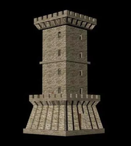 Ancient Greece Building Santorini Island 3d model