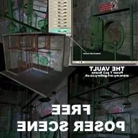 Rustic Industrial Room 3d model