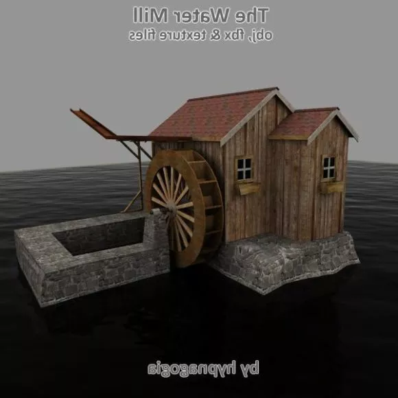 Simple Market Building 3d model