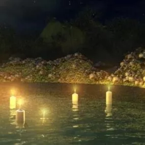 The Candle Night 3d model