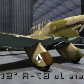 Vintage Aircraft Stukas 3d model