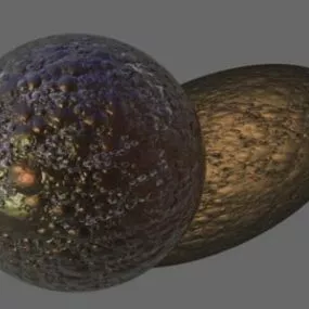 Golden Planet 3d model