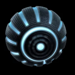 Scifi Ball 3d model