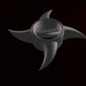 Ninja Throwing Knife 3d model