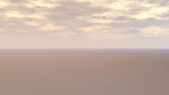 Red Cloud Sky Texture 3d model