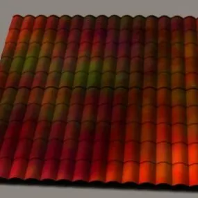 Tiled Roof Texture 3d model