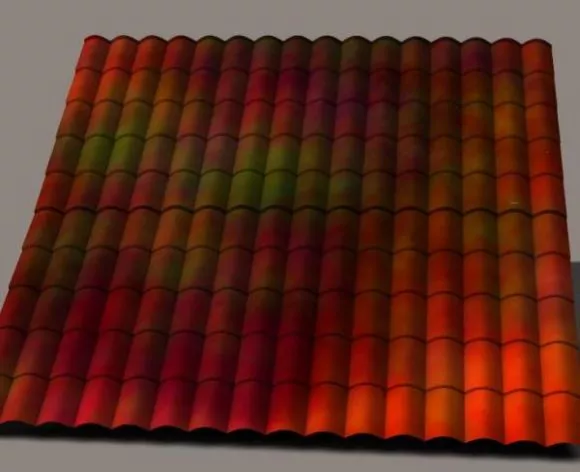 Tiled Roof Texture 3d model Tiled Roof Texture 3d model