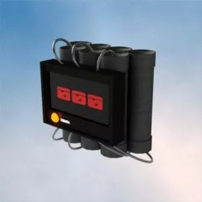 Time Bomb Weapon 3d model