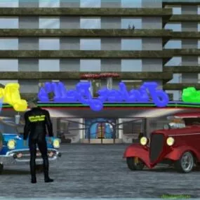 Apartment Life With Character And Vehicle 3d model
