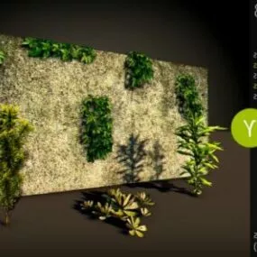 Tiny Weeds Plant 3d model