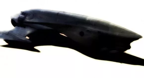 Futuristic Hovercraft 3d model