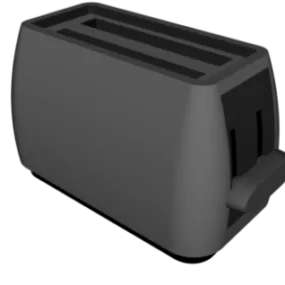 Toaster Machine Kitchen Tool 3d model