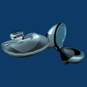 Toilet Sanitary Set 3d model