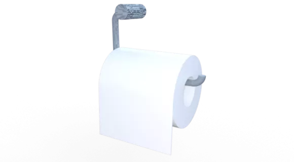 Newspaper Paper Stack 3d model