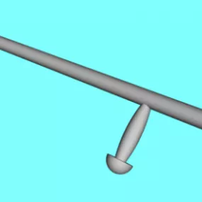 Tonfa Tool Equipment 3d model