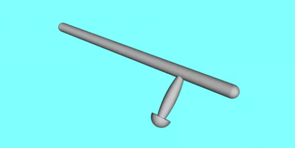 Tonfa Tool Equipment 3d model Tonfa Tool Equipment 3d model