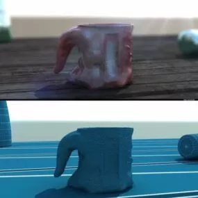 Tongue Mug Cup 3d model