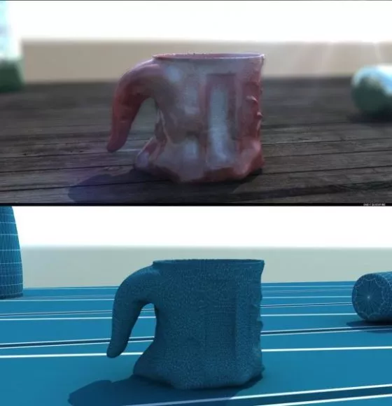 Black Coffee Pot 3d model