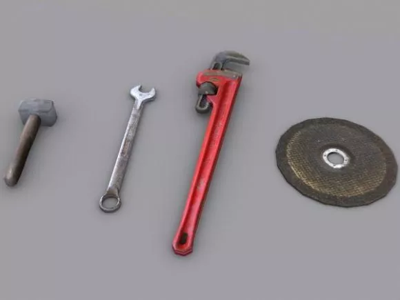 School Calculator Gadget 3d model