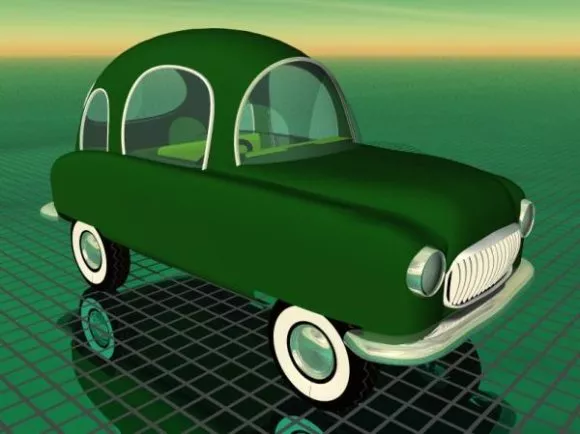 Batmobile Car Concept Prototype 3d model