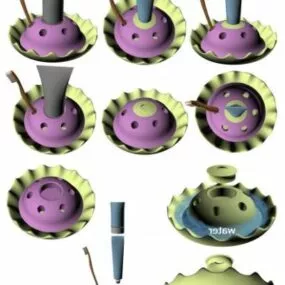 Toothbrush Holder Sanitary 3d model