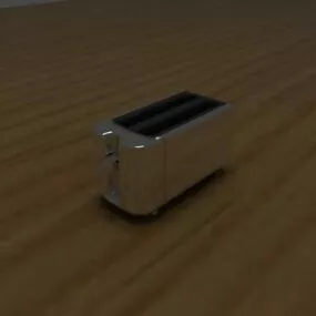 Small Kitchen Toaster 3d model