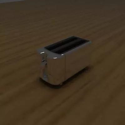 Small Kitchen Toaster 3d model Small Kitchen Toaster 3d model