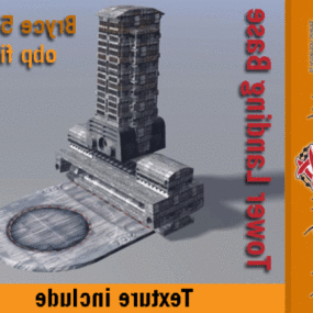 Tower Landing Building 3d model