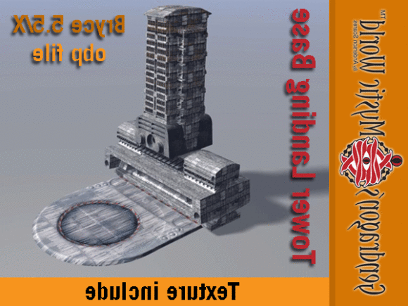Tower Landing Building 3d model Tower Landing Building 3d model