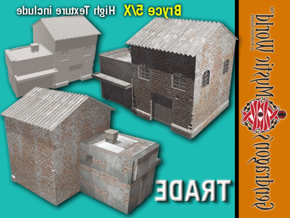 Modern House With Pool 3d model