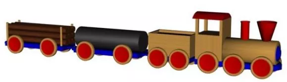 Bowling Kid Toy 3d model